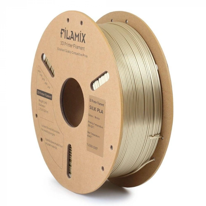 Filamix Bronz-Bronze Silk PLA Filament - 1.75mm - 1Kg