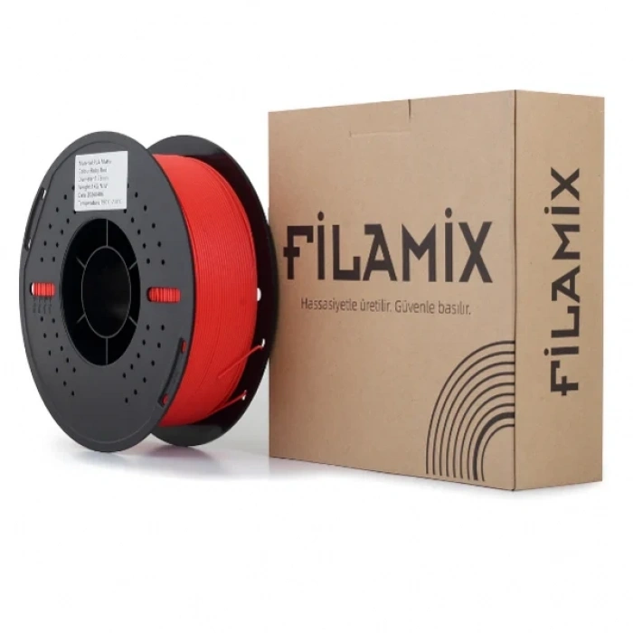 Filamix PLA Matte Ruby Red Filament 1.75mm 1 Kg
