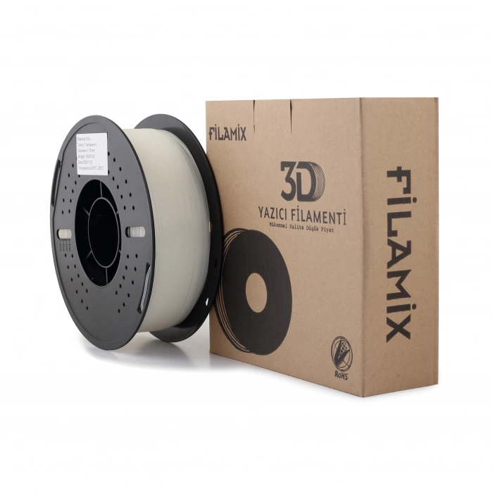 Filamix PLA Plus Filament Şeffaf