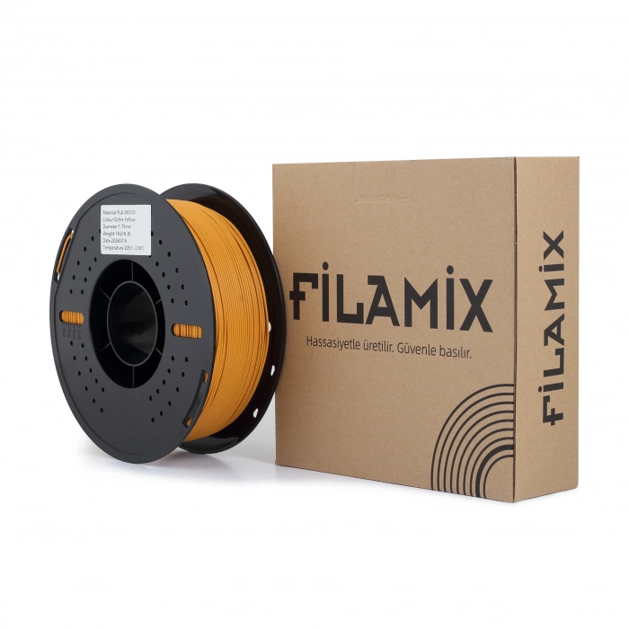 Filamix PLA-WOOD Filament 1.75mm Ochre Yellow 1Kg