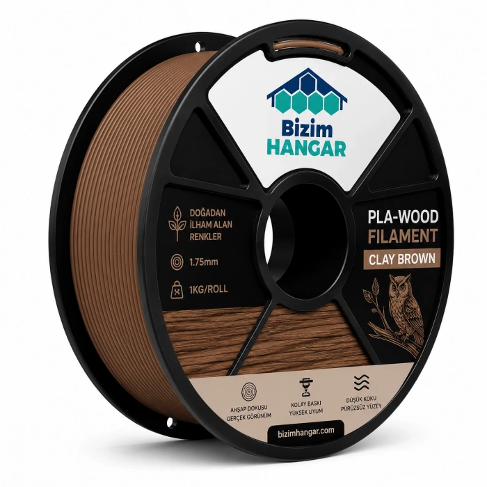 Filamix PLA-WOOD Filament 1.75mm Clay Brown 1Kg