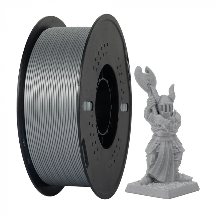 Kingroon Petg Basic Metalic Gümüş/ Metallic Silver Filament 1.75mm 1kg