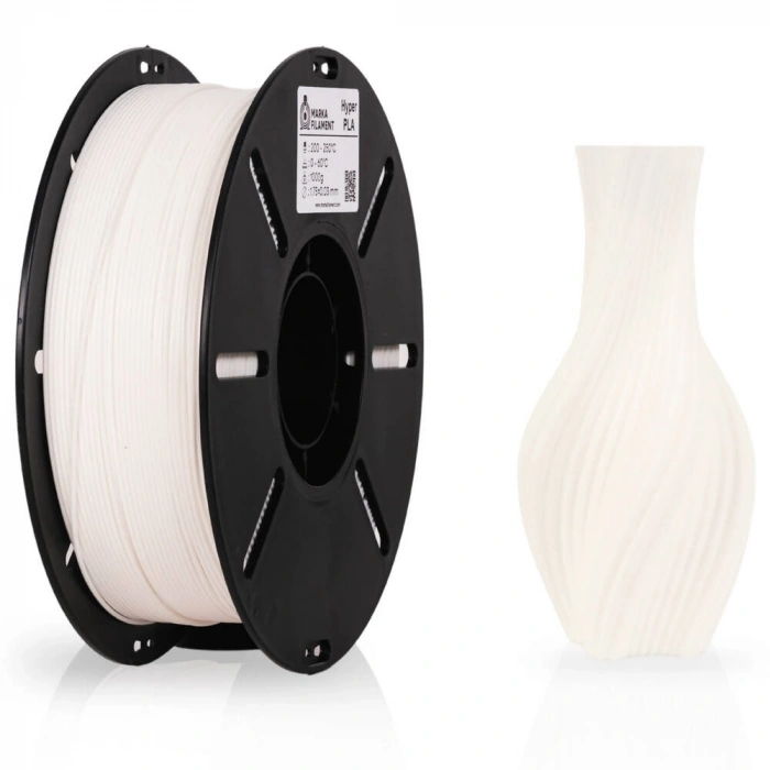 Marka Filament Hyper PLA - Beyaz - 1.75mm 1Kg