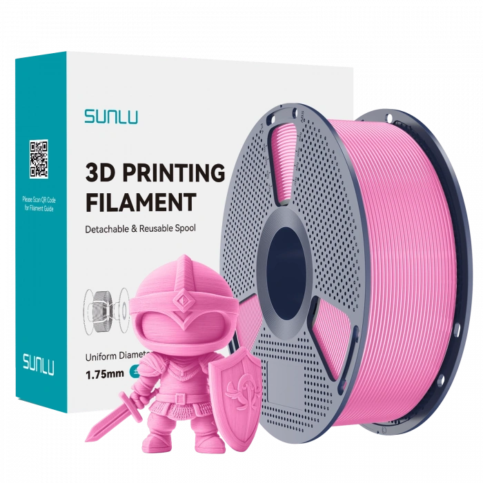 Sunlu Pembe / Pink PLA Filament - 1.75mm - 1 Kg