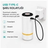 3D Filament Vakum Pompası Type-C Şarjlı Mini Vakum Cihazı