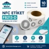 NFC Etiket F8213-D Yapışkanlı 13.56 MHz Yeniden Yazılabilir – 10 Adet