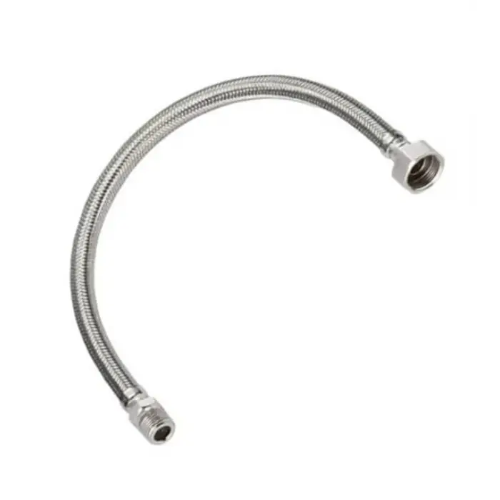 SARIBEY - 3/4 - 1/2 70 CM PASLANMAZ NİPELLİ FLEX HORTUM