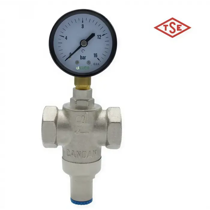 CANDAN - 3/4 BASINÇ DÜŞÜRÜCÜ ( MANOMETRELİ - REKORSUZ )