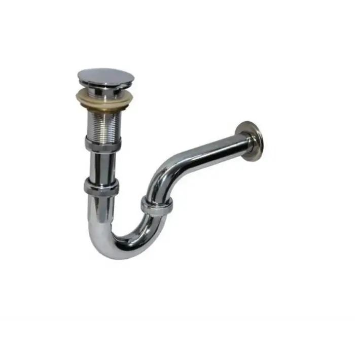 Ennalbur Krom Lavabo Sifonu Stoplu Pop-Up 32 mm