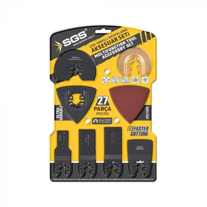 SGS 1880 Raspalama Seti 27 Parça