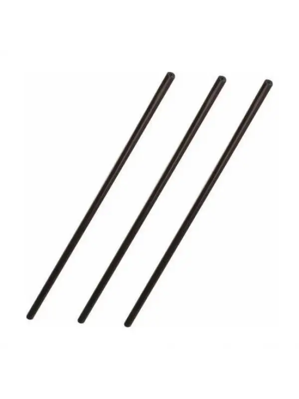 Mum Sıcak Silikon Siyah 6,2 mm  30 Cm 3 Adet