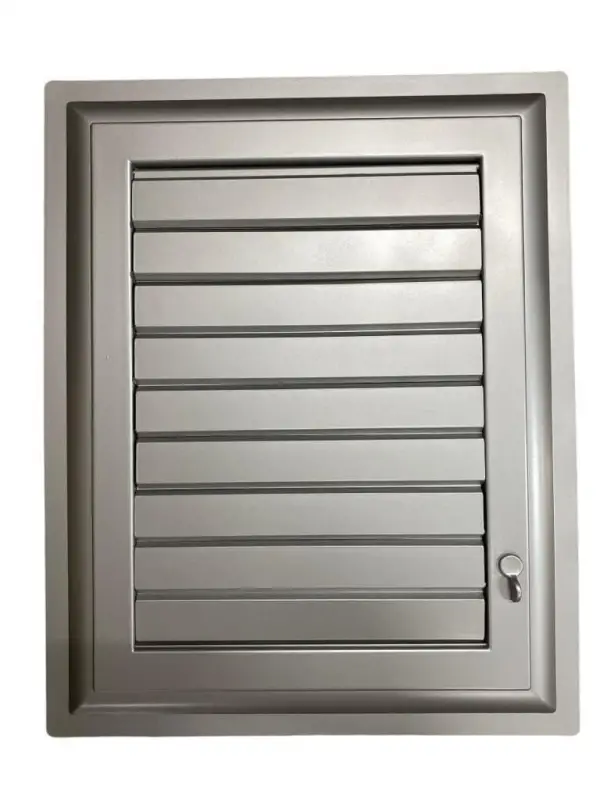 Plastik Menfez 45X55 Gümüş Banyo WC Havalandırma