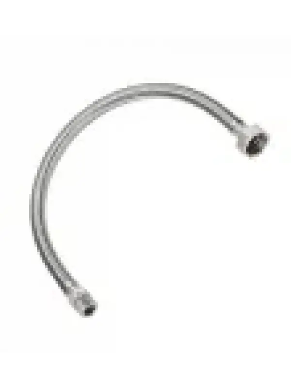 SARIBEY - 3/8 - 1/2 100 CM PASLANMAZ FLEX NİPELLİ HORTUM