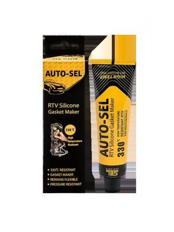 Selsil Tüp Sıvı Conta Siyah  50 ml