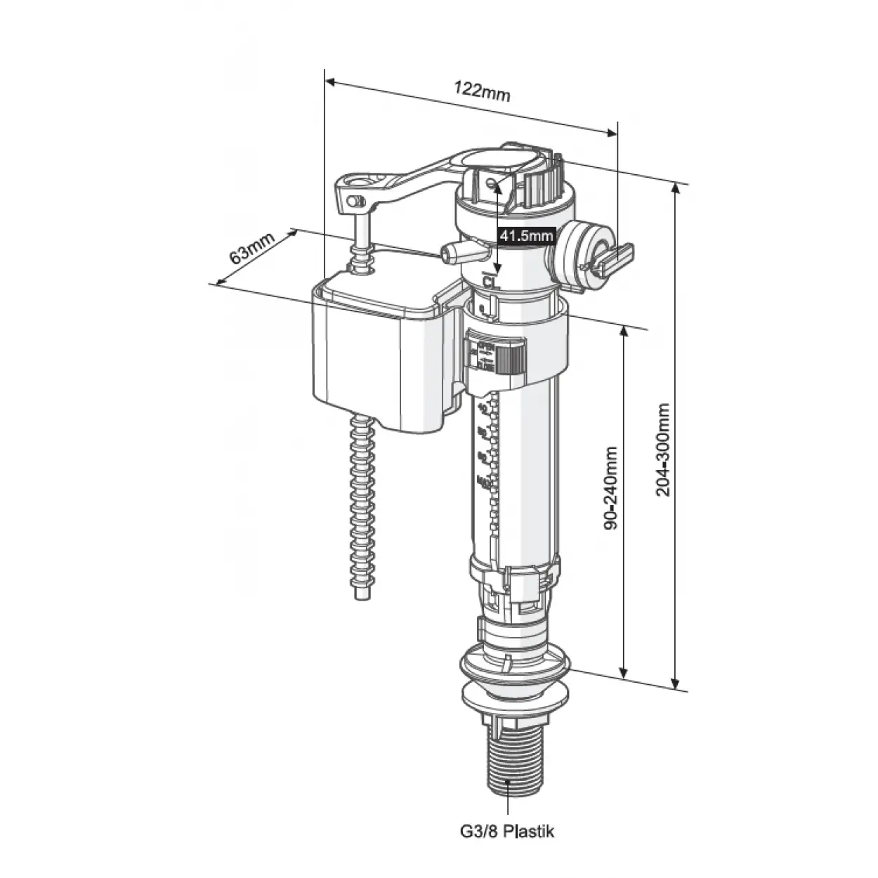 2WAYFİLL SERAMİK REZERVUAR DOLDURMA GRUBU