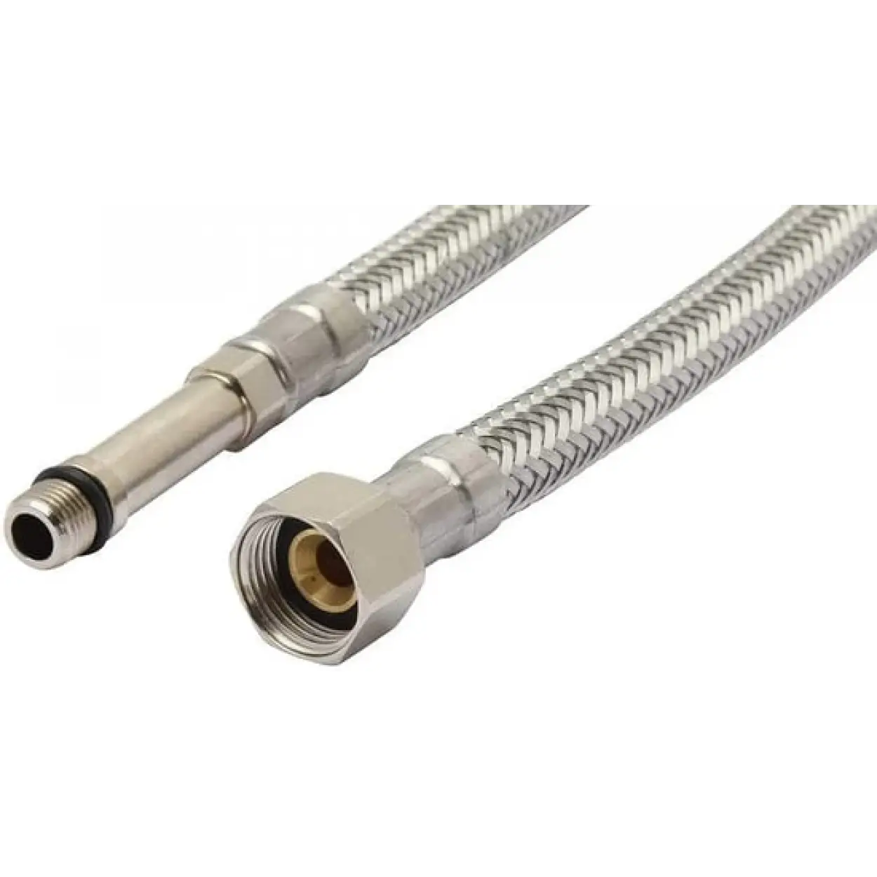 SARIBEY - 3/8 - 1/4 M10 70 CM PASLANMAZ KARTAL FLEX HORTUM ( UZUN UÇ )