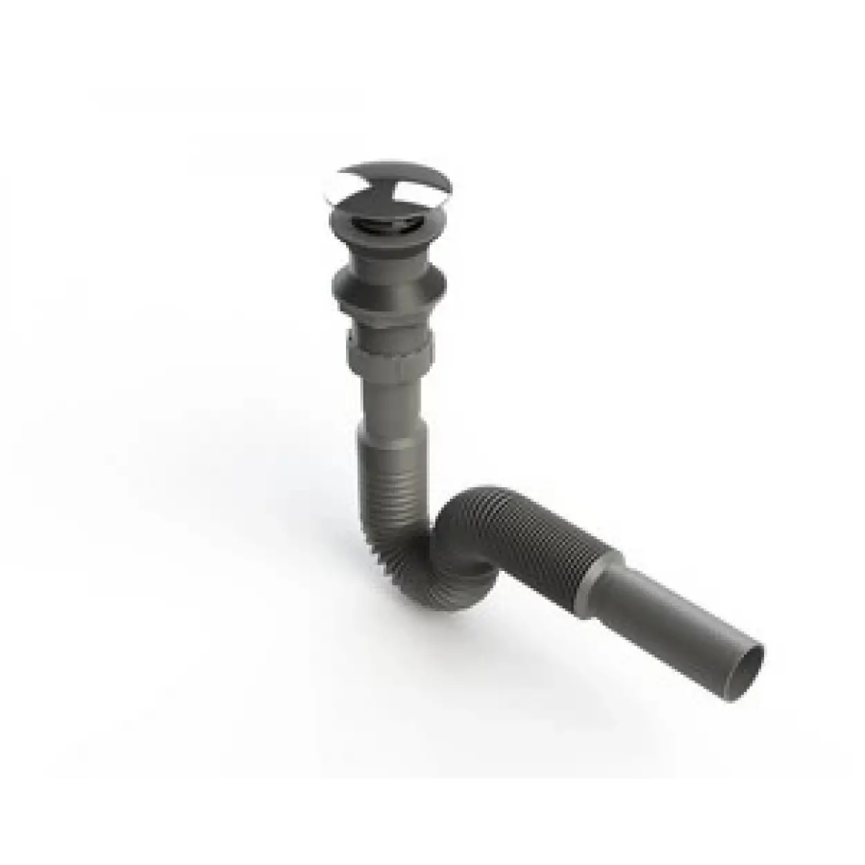 DONAU - STOPLU (PUP-UP) KÖRÜKLÜ SİFON (GRİ-Q32)