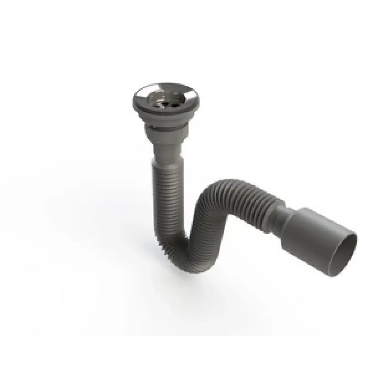 DONAU - LÜX GRİ KÖRÜKLÜ LAVABO / EVYE SİFONU (Ø50)