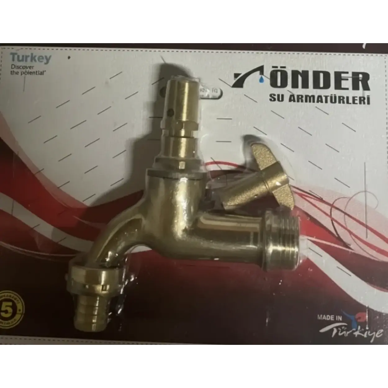 GCL - ANAHTARLI SARI MUSLUK 1/2