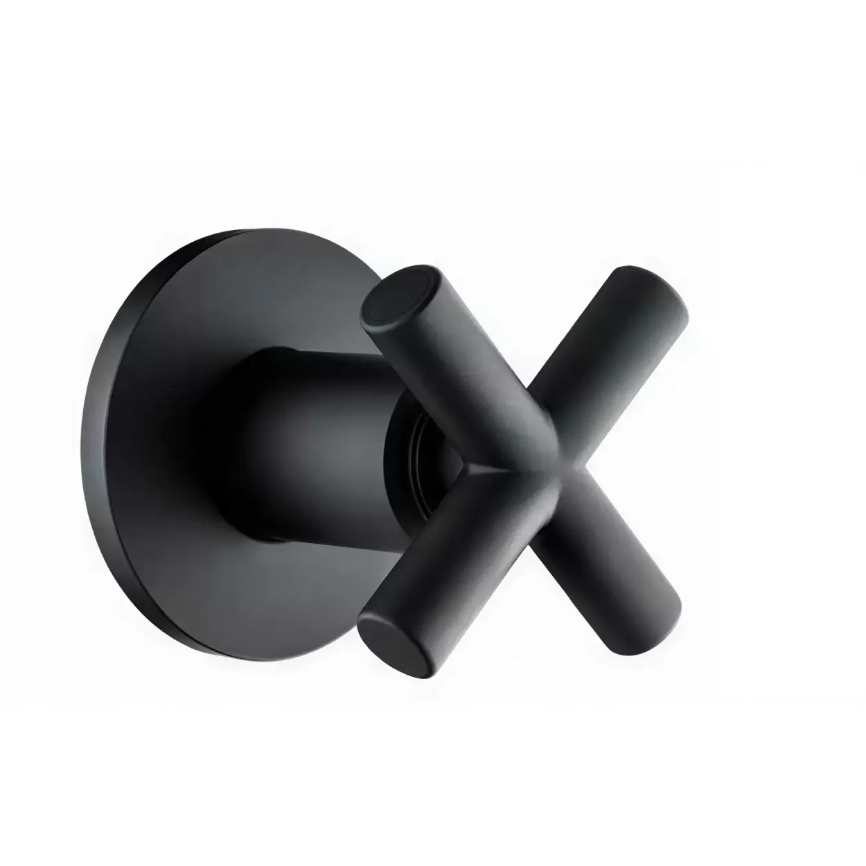 TEMA - CROSS MAT SİYAH ANKASTRE STOP VALF  ( PPRC SIVA ALTI )