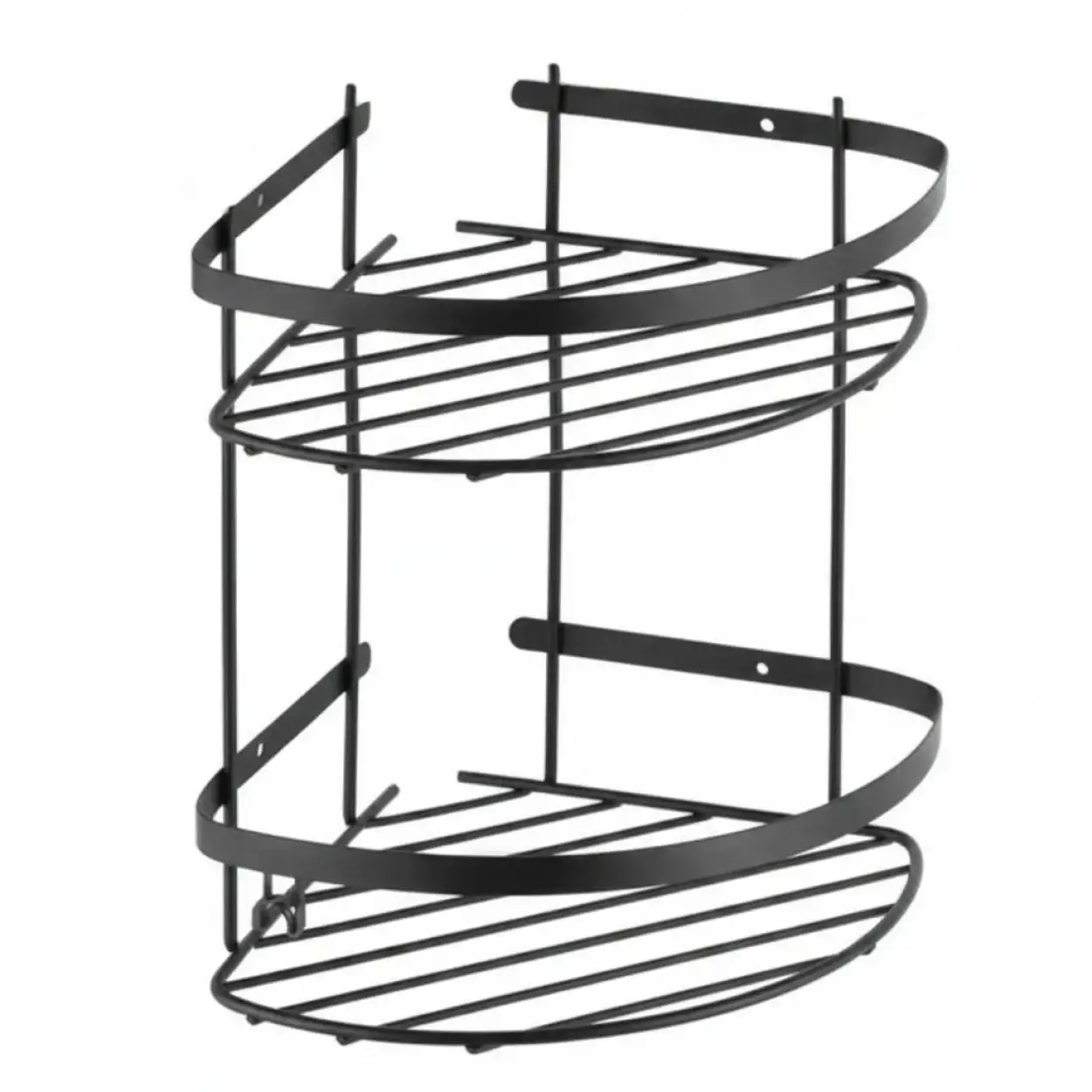 TEMA - BASİC TEL SÜNGERLİK ( MAT SİYAH - PASLANMAZ - 18X18 CM - İKİLİ )