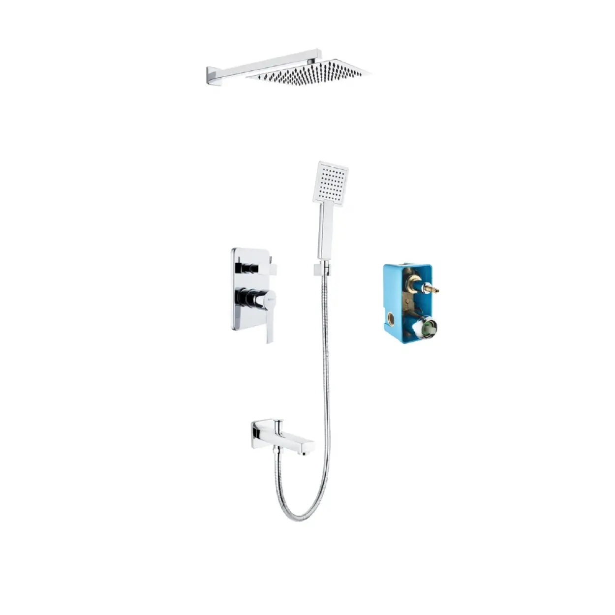 ANKASTRE BANYO TAKIMI KARE ( 2 YÖNLÜ )