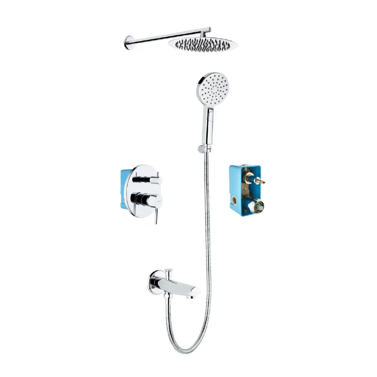 ANKASTRE BANYO TAKIMI YUVARLAK ( 2 YÖNLÜ )