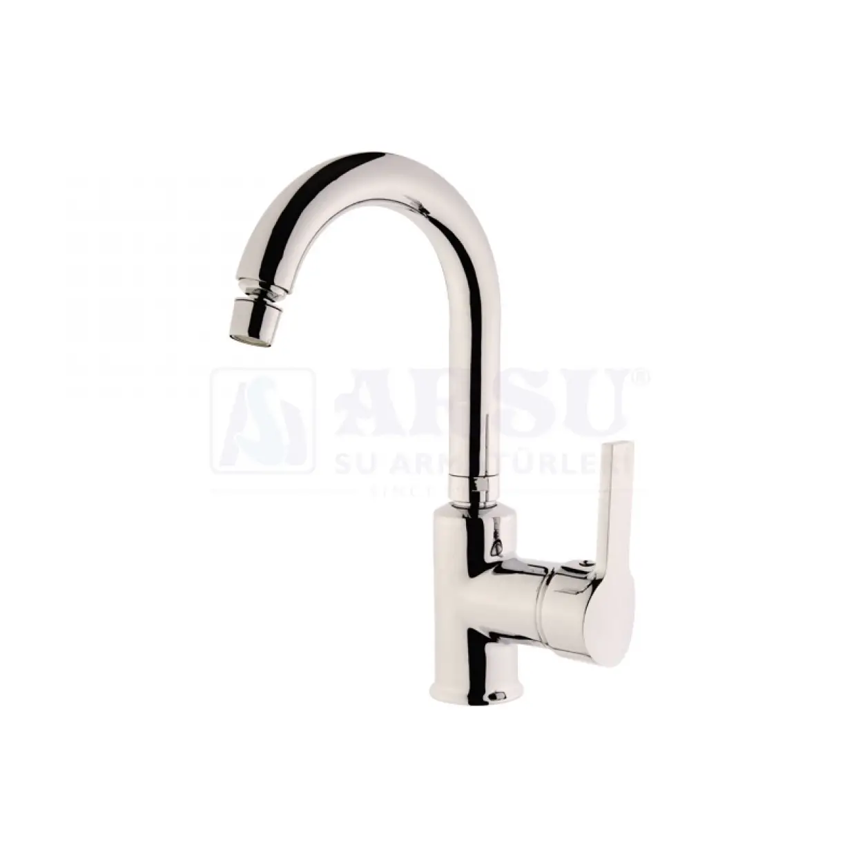 ARSU - GOLD BİDELİ MİX KUĞU LAVABO BATARYASI ( Q40 LIK - DELTA KOL )