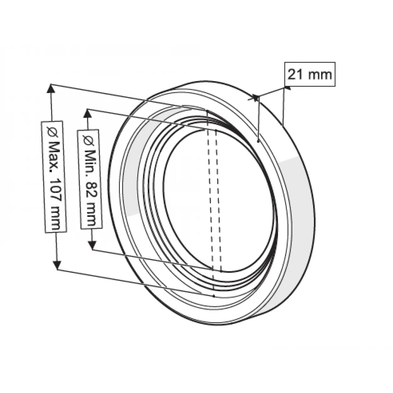 ASMA KLOZET PİS SU BAĞLANTI GİRİŞ CONTASI - Q90