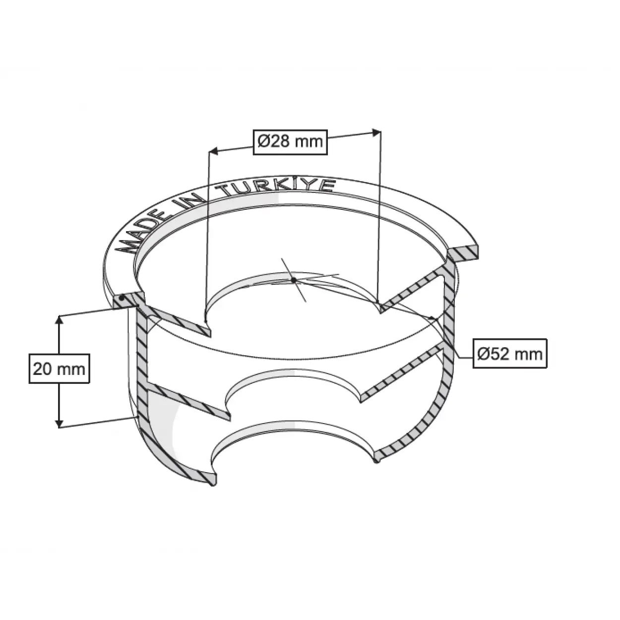 BEYAZ ADAPTÖR CONTA