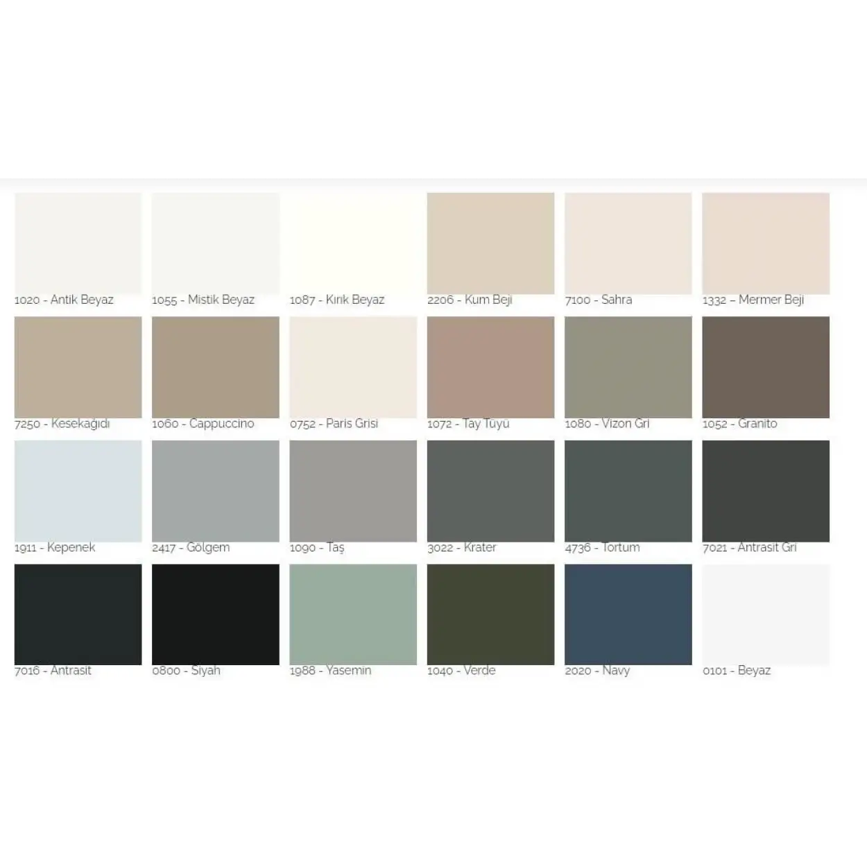 Bianca Stella 1052 Granito Su Bazlı Saf Akrilik Boya 1 Litre