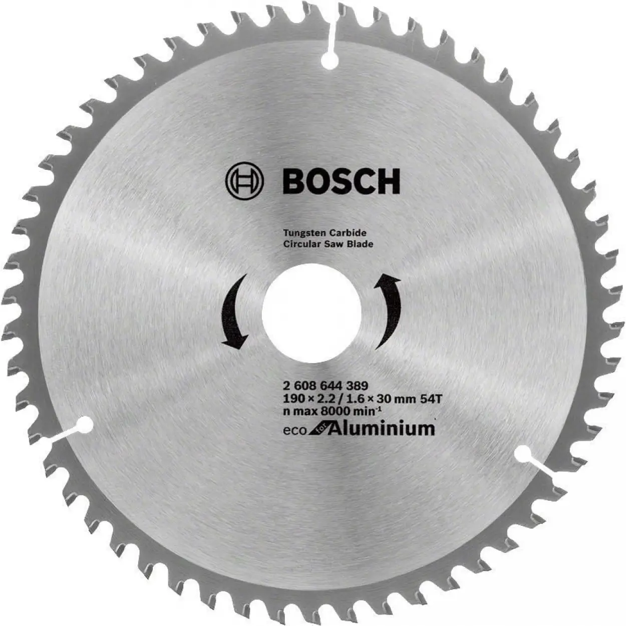 Bosch Alüminyum Daire Testere Bıçağı 190x30 mm 54 Diş