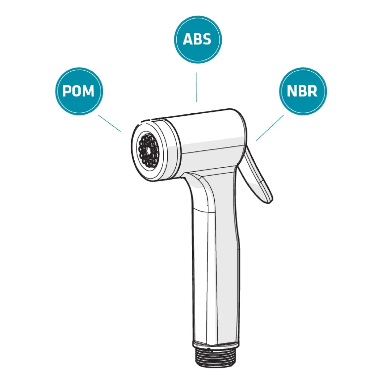CONSOLATUS PVC HORTUMLU TAHARETMATİK (SİYAH)