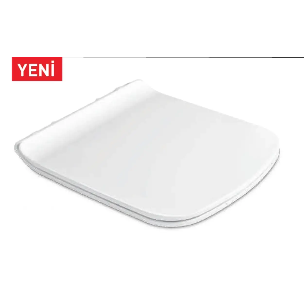 DIAMOND KLOZET KAPAĞI (YAVAŞ KAPANAN - METAL MENTEŞELİ - ÜSTTEN SIKMALI)