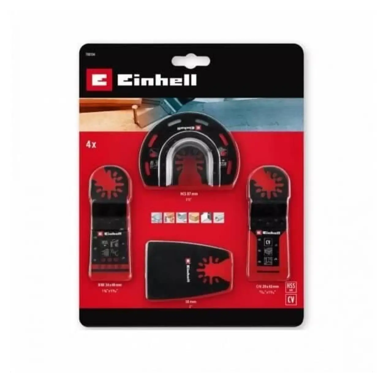 Einhell Raspalama Uç Seti 4 Parça