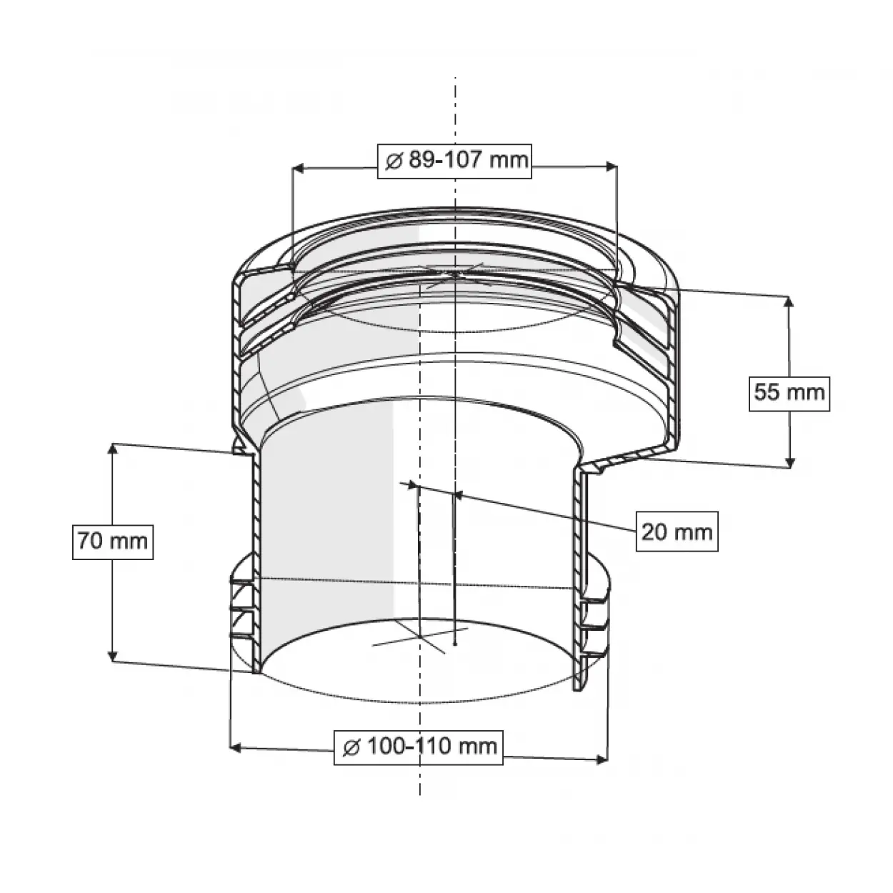 EKSANTRİK EVA KADA 20 mm