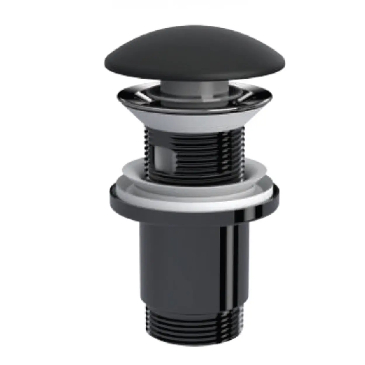 ELIXIR POP UP - SERAMİK BAŞLI MAT SİYAH (TAŞMA DELİKLİ - ABS GÖVDE)