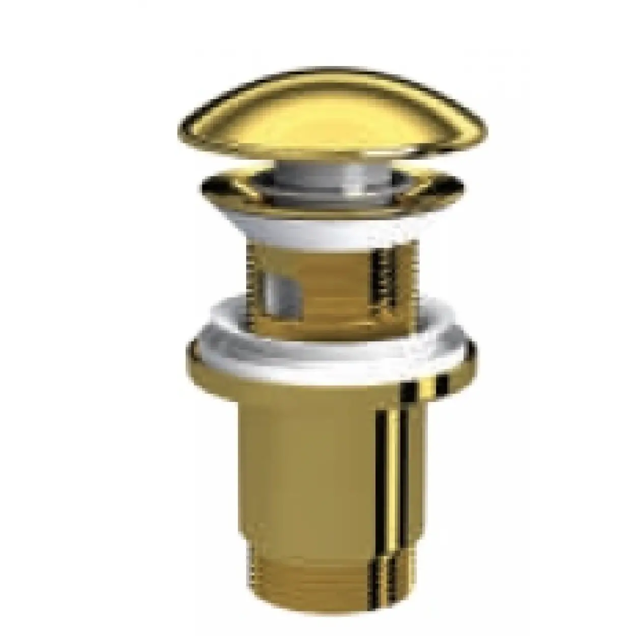 ELIXIR POP UP - SERAMİK BAŞLI PARLAK ALTIN (TAŞMA DELİKLİ - ABS GÖVDE)