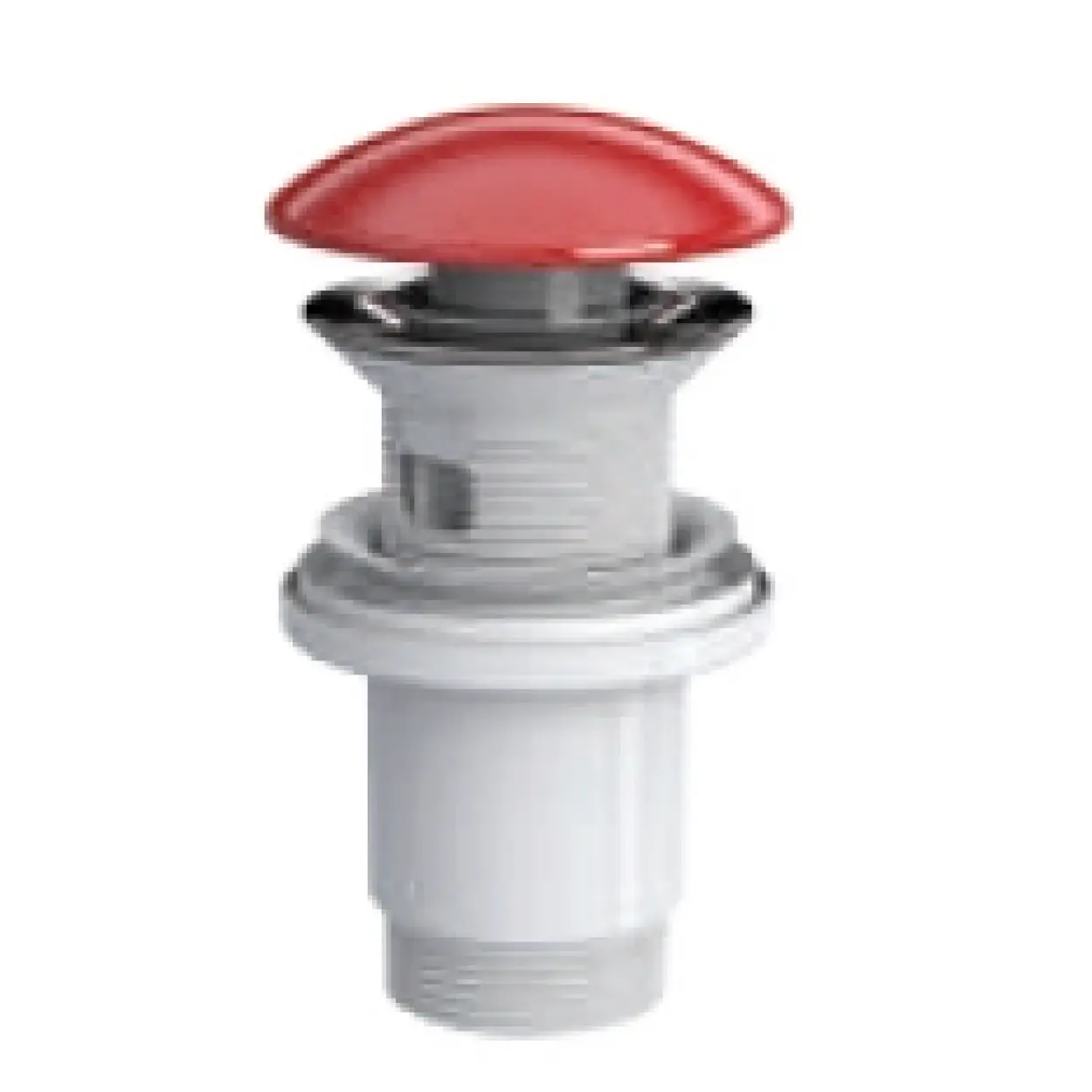 ELIXIR POP UP - SERAMİK BAŞLI PARLAK KIRMIZI (TAŞMA DELİKLİ - ABS GÖVDE)