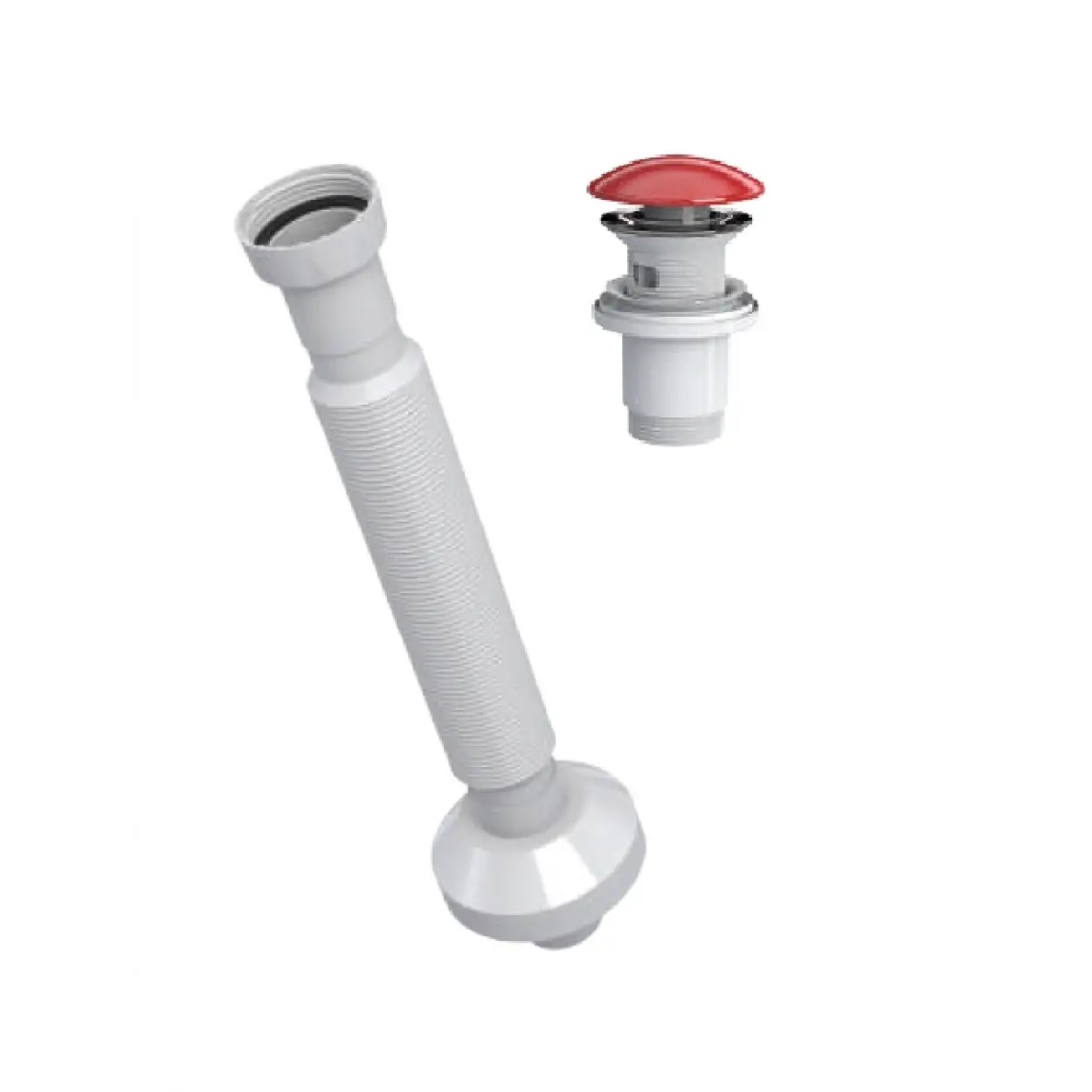 ELİXİR PUP - UP KÖRÜKLÜ SET (PARLAK KIRMIZI - SERAMİK BAŞLIK - TAŞMA DELİKLİ)