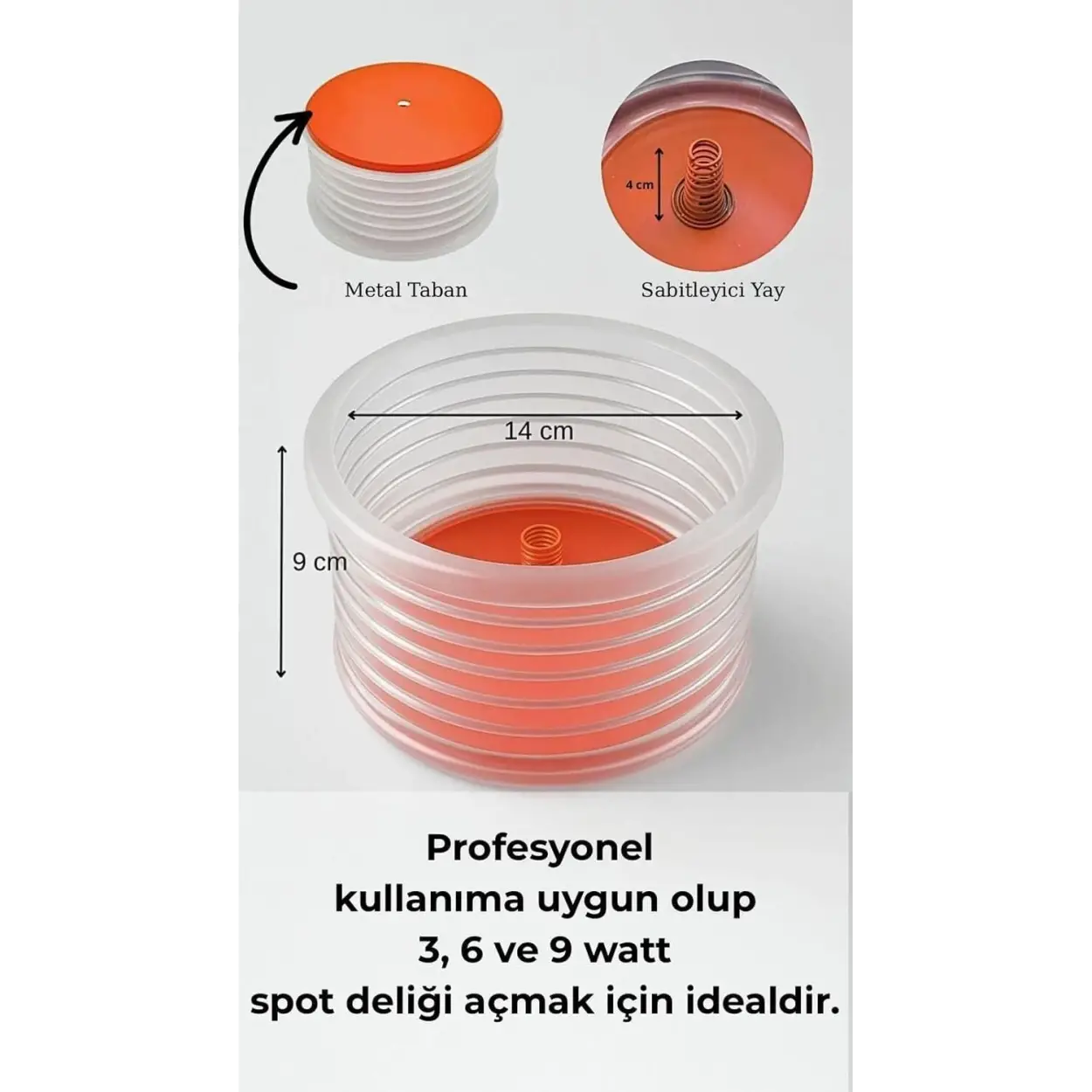 Ennalbur 14 cm Körüklü Toz Tutucu Vantuzlu