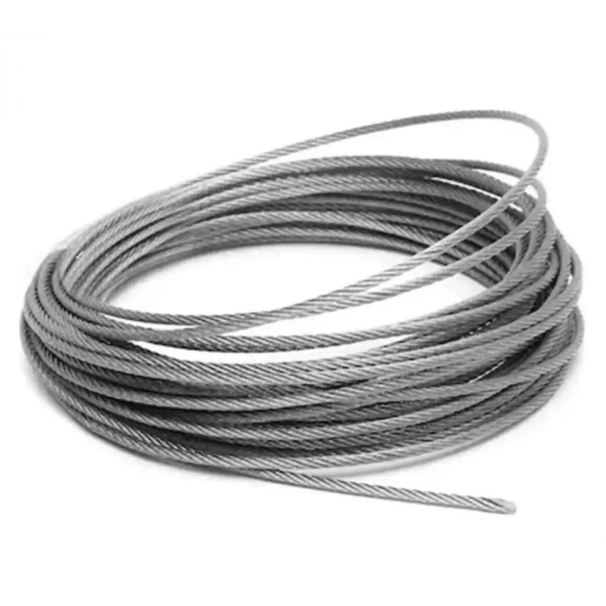 Ennalbur Çelik Halat 6 mm 10 Metre (6X12+7 K.ÖZ)