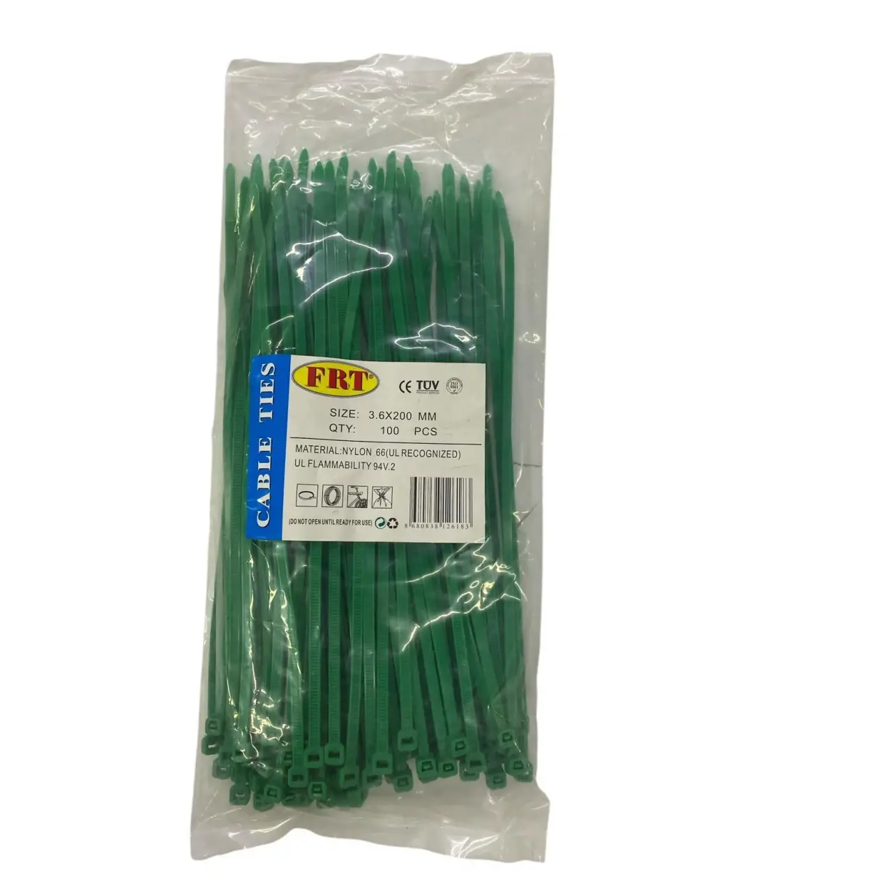 Ennalbur FRT Yeşil 3,6X200 Kablo Bağı