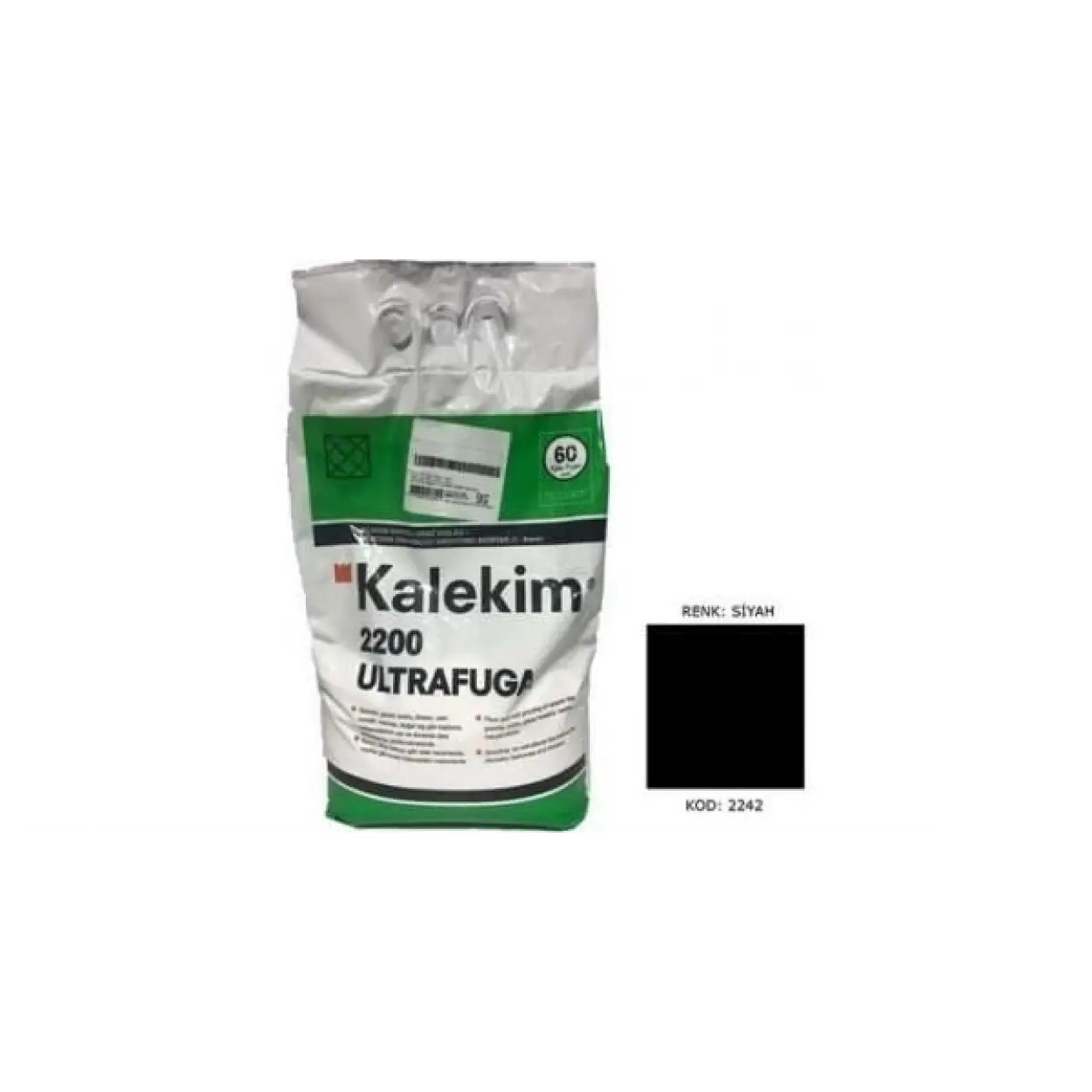 Ennalbur Kalekim Ultra Fuga 2242 Siyah 5 Kg