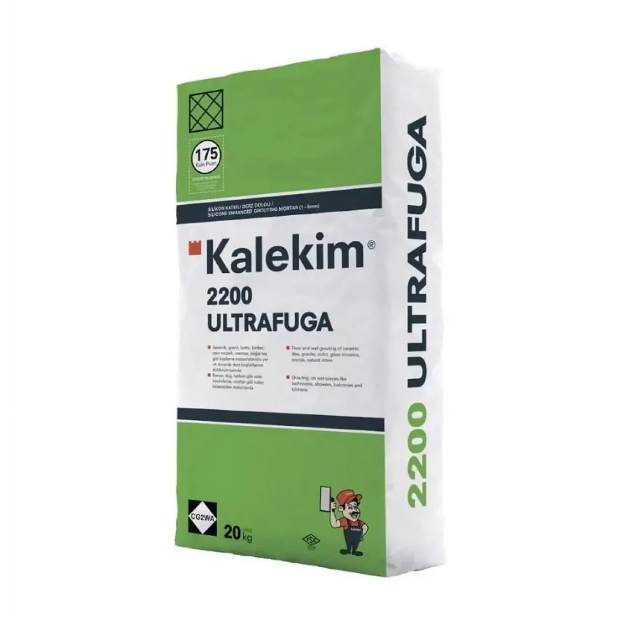 Ennalbur Kalekim Ultra Fuga 2280 Saten Gri 20 Kg