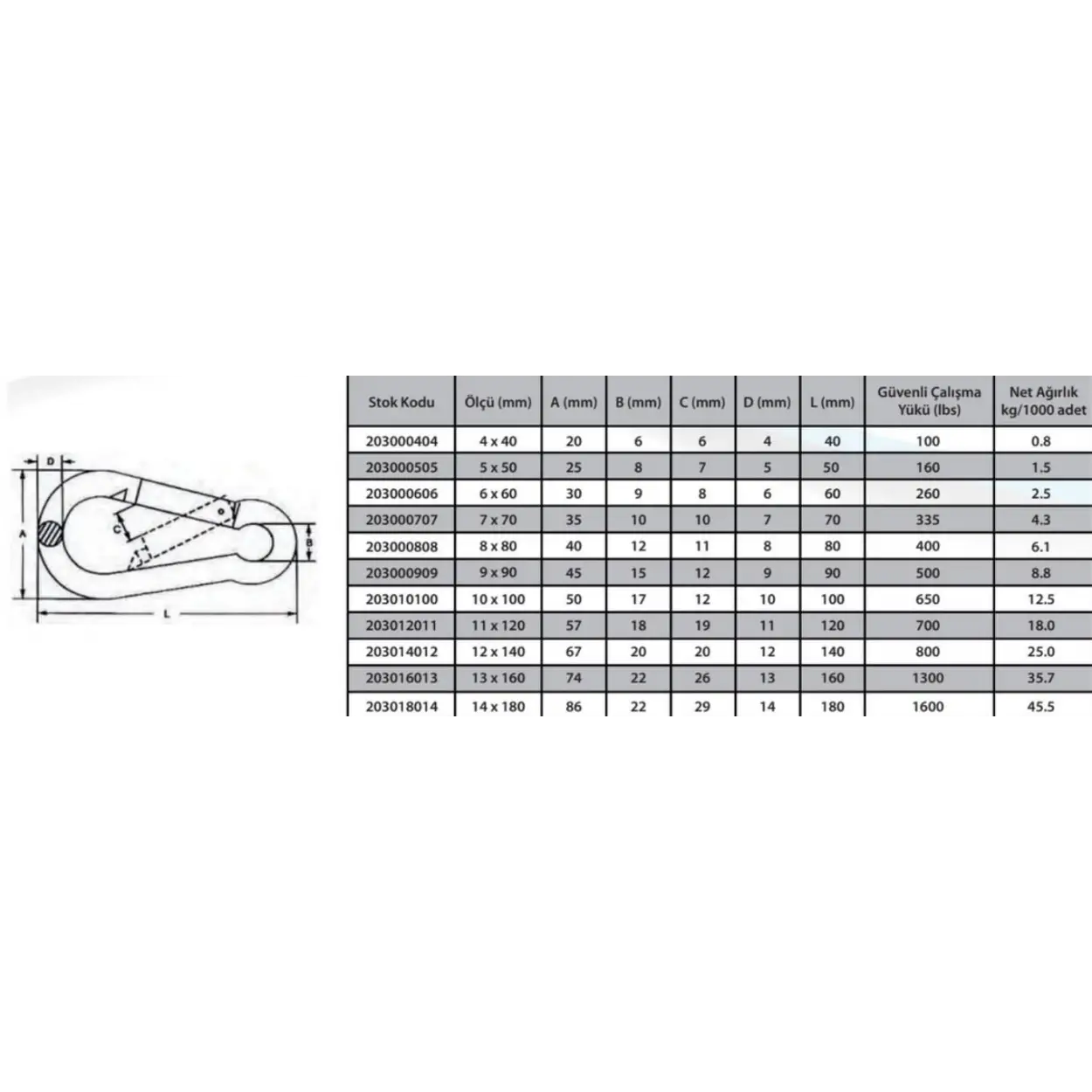 Ennalbur Karabina Yaylı 7 mm ( 3 Adet )