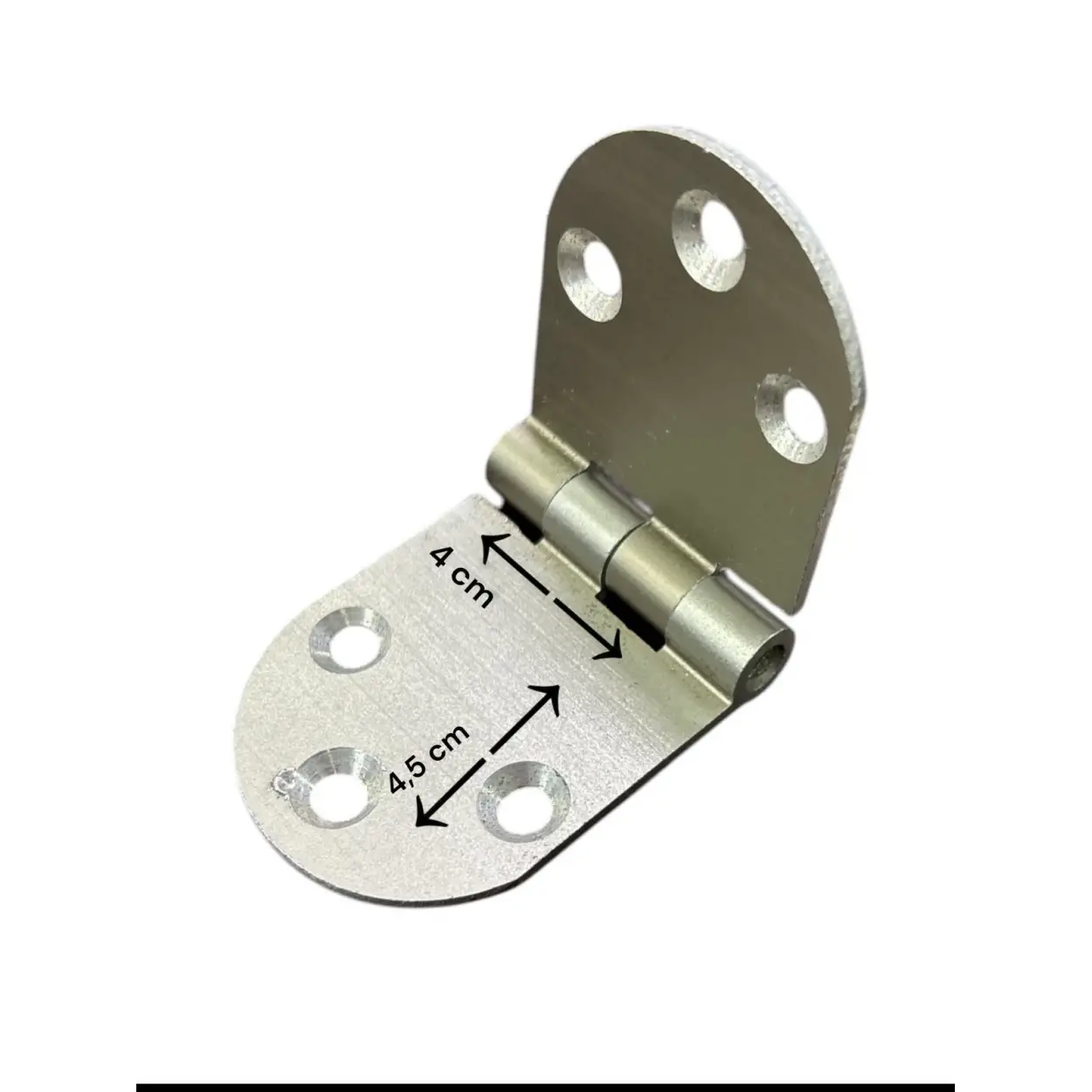 Ennalbur Yüksel Oval Alüminyum Kasa Menteşesi 4 cm