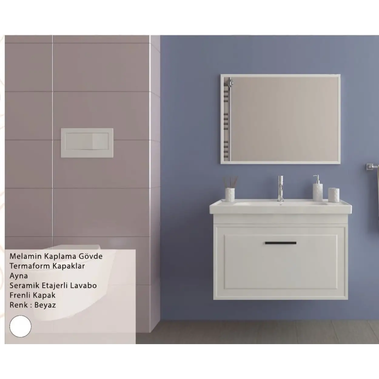 ENSA Demeter 100 cm Banyo Dolabı Takımı