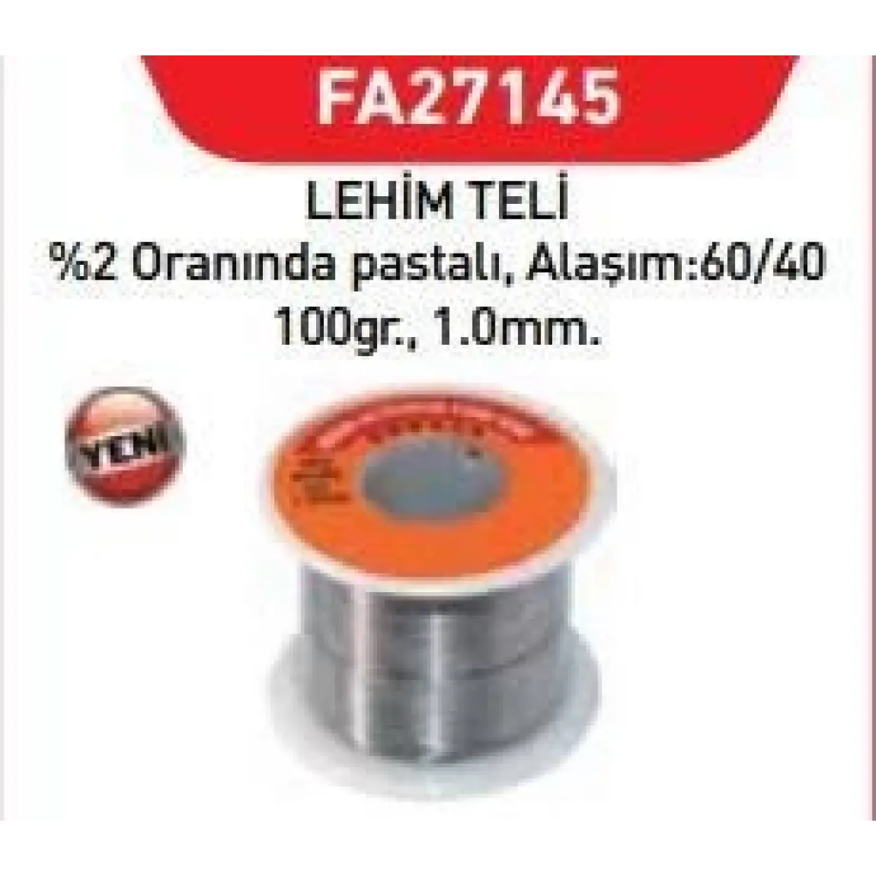 Fastbond 27145 Lehim Teli 1 mm 100 gr