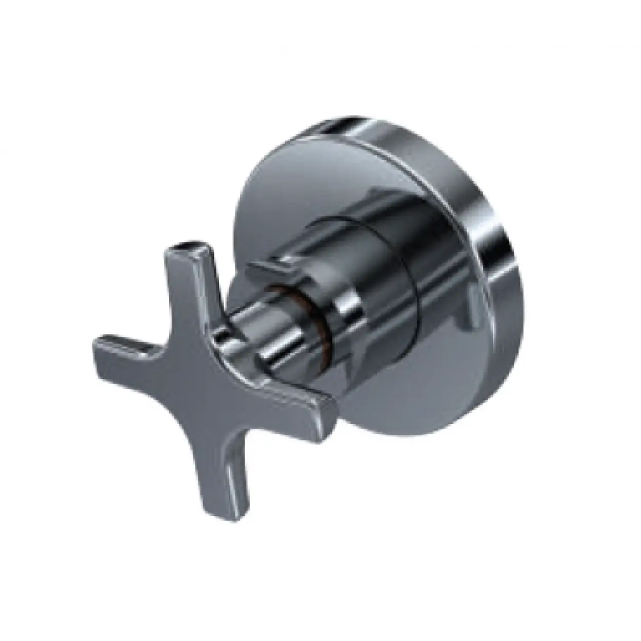 FELİX ANKASTRE ARA KESME VALFİ (PLASTİK VOLAN-3/4 PPRC GÖVDE)